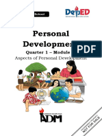 Personal Development: Quarter 1 - Module 4