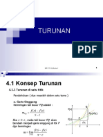 Materi Aplikasi-Turunan