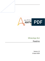 Whatsapp Automation Anywhere - Readme PDF