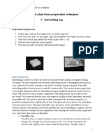 Histologic plant tissue embedding techniques