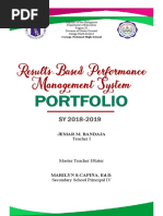 RPMS Portfolio COVER