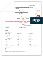 Jednačine S Nepoznatim Djeliocem PDF