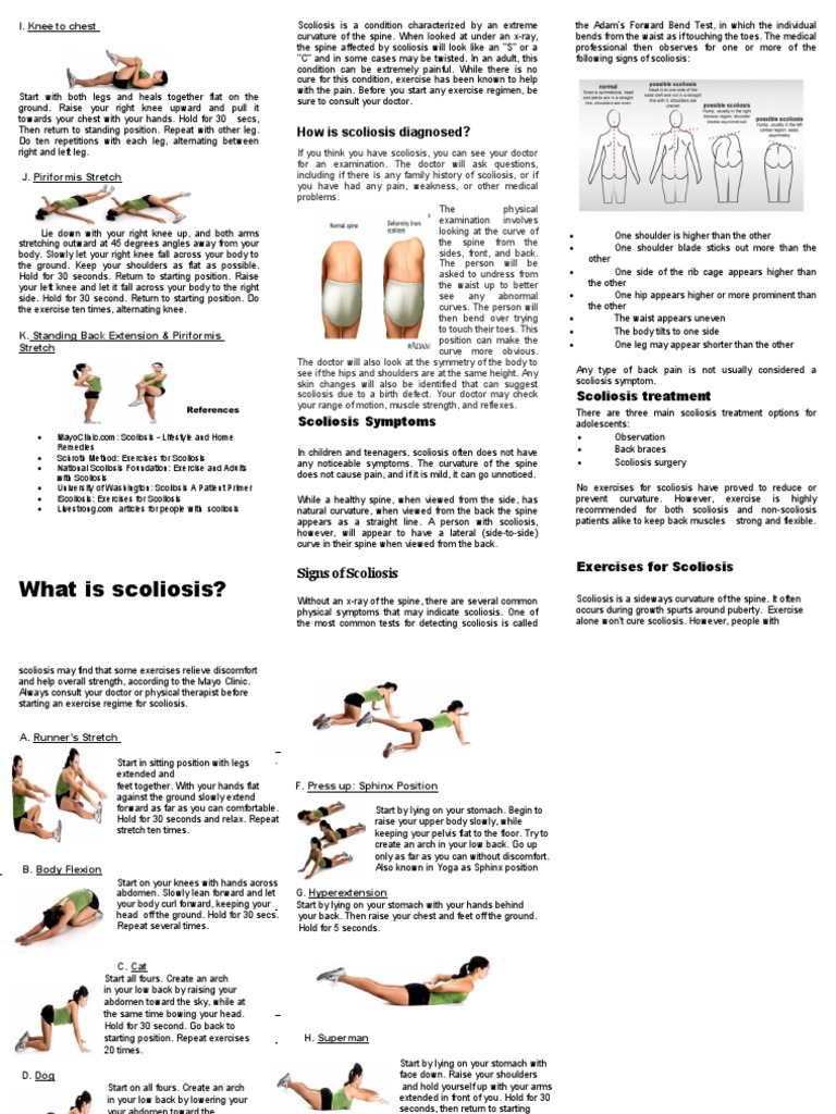 Scoliosis Exercises To Straighten Spine