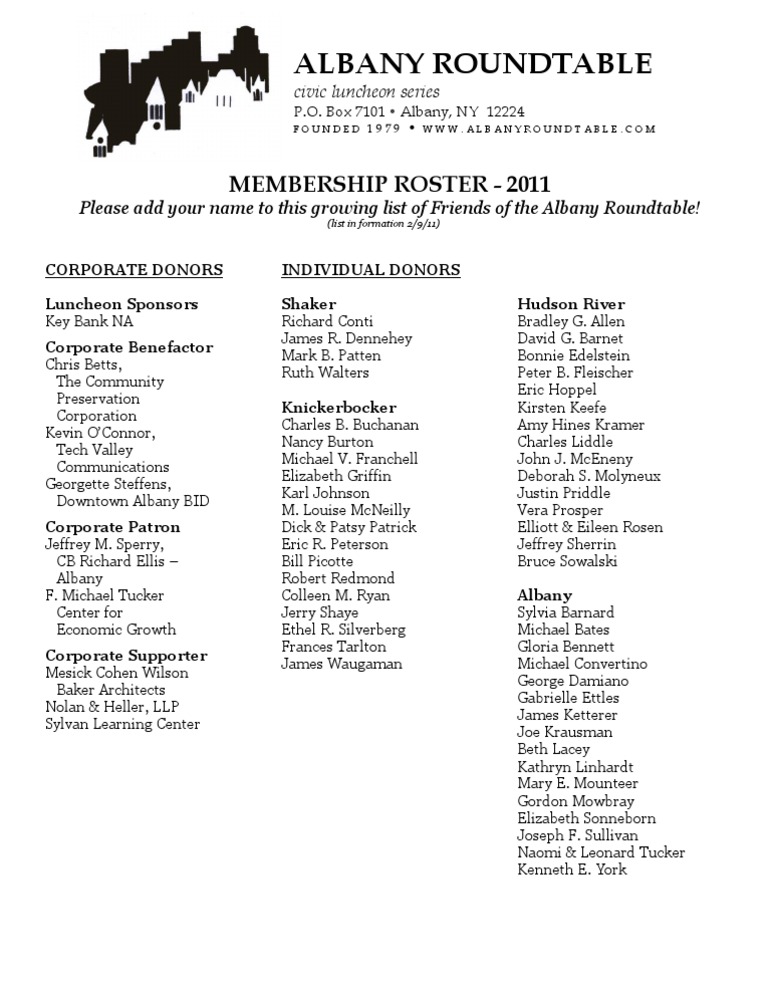 Membership Roster 2 11 | PDF | Business
