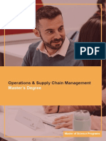 MSC Operations & Supply Chain Management Brochure PDF