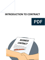Introduction To Contract