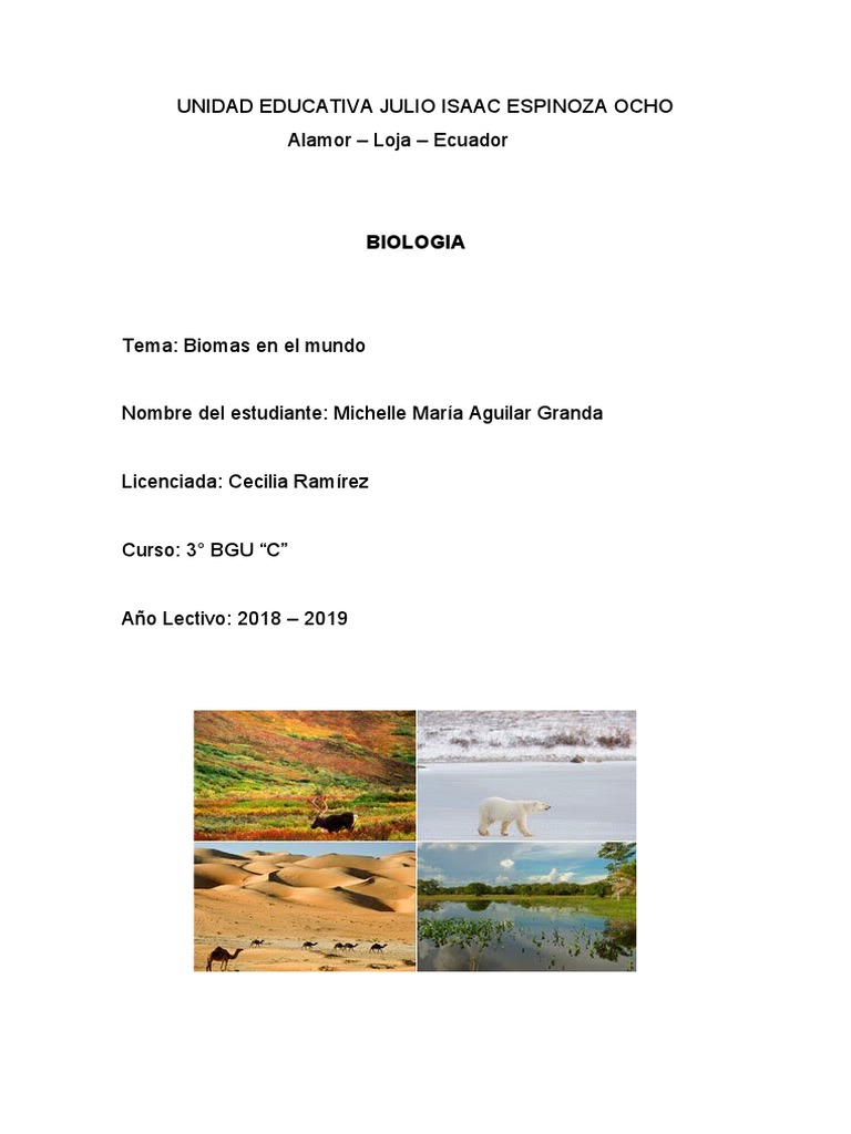 Biomas en El Mundo | PDF | Clima templado | Selva