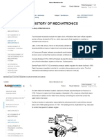 History of Mechatronics Development