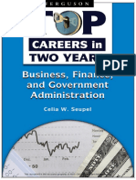 Business, Finance, and Government Administration (Top Careers in Two Years) by Celia W. Seupel PDF