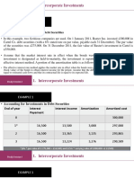 Accounting for Intercorporate Investments