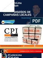 Cumbre Lima - diseños de campañas electorales