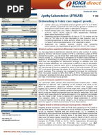 Jyothy Laboratories (JYOLAB) : Dishwashing & Fabric Care Support Growth