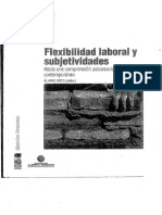 Soto Alvaro Flexibilidad Laboral y Subjetividades 2008 PDF