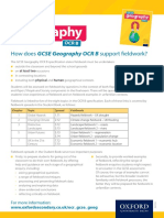 Geography: How Does GCSE Geography OCR B Support Fieldwork?