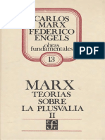 Karl Marx, Teorías sobre la Plusvalía, II.pdf