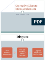 ADR-Alternative Dispute Resolution Mechanism: Prof. Rajinder Kaur