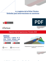 Elaboracion y Registro de La Ficha Tecnica Estandar para Intervenciones en Carreteras PDF