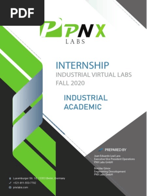 Internship Pnx Fall2020 Pdf Engineering Manufacturing And Engineering