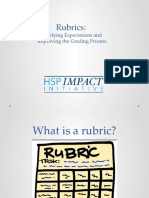 Rubrics Lunch and Learn Presentation Website