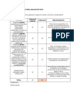 Rubrica Foro Evaluativo