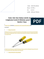 Tugas 1 Alat Dan Bahan Pada Pengontrolan Panel