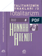 Totalitarizmin Kaynakları 3 - Hannah Arendt