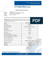 Cotizacion Transformador Menautt Electric