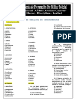 Examen Conocimientos Letras-Plataforma Virtual Caceres