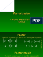 Factorizacion Primera Parte. 3a Semana 1 Parte