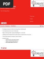 Airtel I-Create 2020: Executive Summary Guidelines