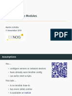 Writing Ansible Modules: Martin Schütte 11 November 2019