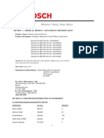 Material Safety Data Sheet