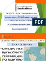 Historia del comercio exterior desde la época colonial hasta la república