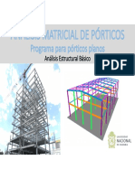 Programa para El Análisis Matricial de Pórticos Planos-2020