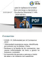 Lineamientos para La Vigilancia de La Salud Delos Trabajadores Con Riesgo A Exposición A COVID-19"