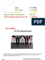 El Reclutamiento (Diapositiva)