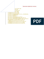 Expresiones Algebraicas Comunes: Descomponer 24 en Dos Partes: X y 24 X