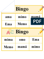 Bingo de Palabras