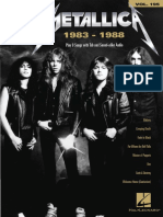 Metallica - 1983-1988 - Guitar Play-Along Vol. 195 (2018) PDF