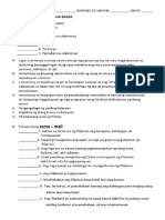 AP QUIZ Grade 4 Q1 | PDF