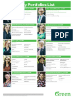 Green Party Portfolios