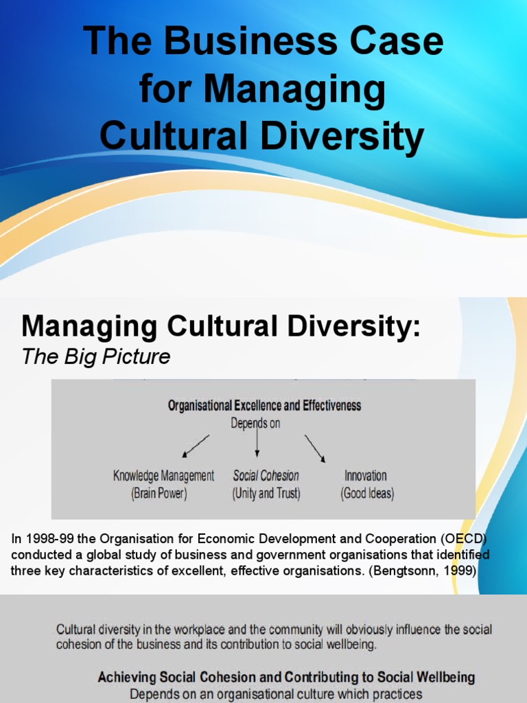 Business Case for Cultural Diversity Management | PDF | Diversity ...