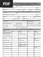 Formulário NOVO Termo de Rescisão Do Contrato de Trabalho