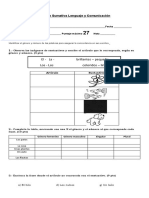 Evaluación Género y Número