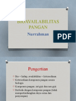 Bioavailabilitas Pangan