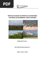 Perfis Ecologicos de Especies e Ecossistemas Costeiros em Mocambique DUNAS COSTEIRAS