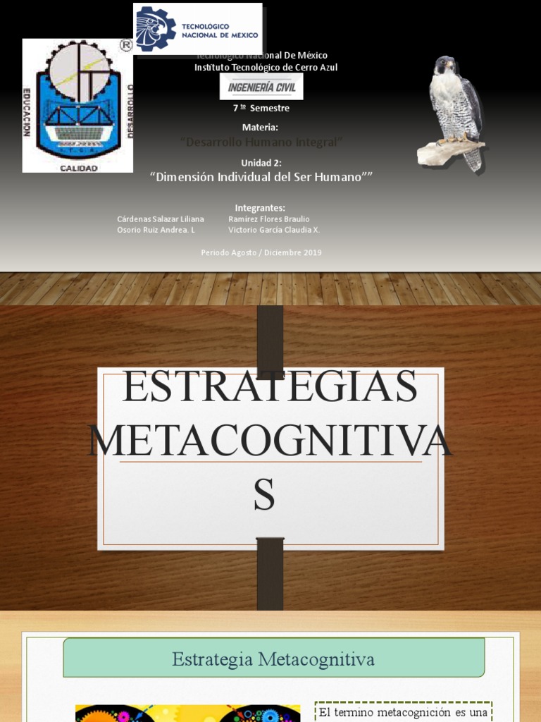 Estrategias Metacognitivas en Aprendizaje | PDF | Teoria de la mente ...