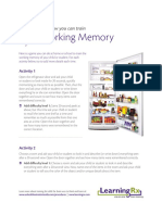 How You Can Train Working Memory