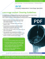Centrifuge Bucket Cleaning Guidelines - Labcare PDF