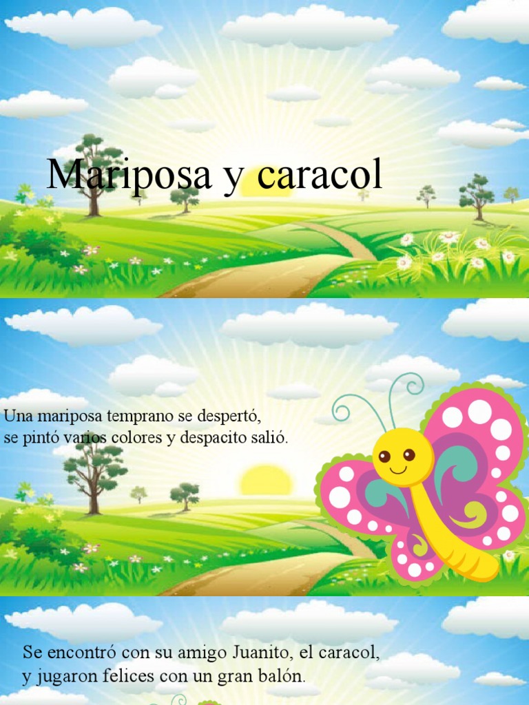 Poema Mariposa Caracol | PDF